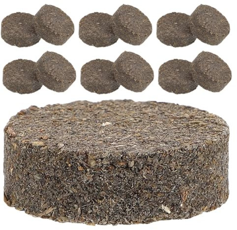 Gatuida 40 Stück Anzündkohle Feuerstarter BBQ Anzünder Wiederverwendbare Anzünder Mini Hot Pot Anzünder für Grill Holz anzünden Natürliche Feueranzünder für Holzöfen Wachs Coffee