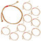 KICHOUSE 10piezas Anklets Boho Ajustables De Verano Para Mujer Pulseras Tejidas Mano De Cuerda Para Playa y Actividades