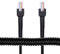 xiwai Câble de raccordement Ethernet rétractable Cat6 8P8C UTP mâle vers mâle, cordon extensible LAN RJ45,2,0m