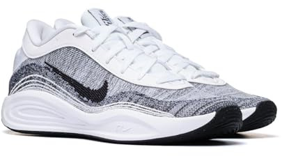 NIKE G.T. Hustle Academy Herren Basketballschuhe Farbe: Weiß/Schwarz (102); Größe: EUR 46 | US 12 | UK 11