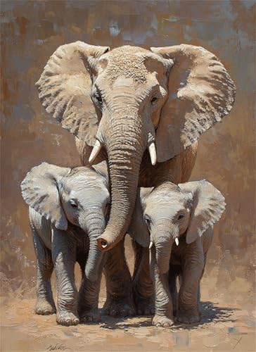 Puzzle 1000 Teile Elefant Puzzle Erwachsene, Holzpuzzle Klassische Puzzles Tier Jigsaw Puzzles für Erwachsene Kinder, Clevere Rätsel Wooden Jigsaw, Geschicklichkeitsspiel für die Ganze Familie g-598