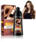 Hair Dye Shampoo,Champu Canas,Champu Colorante Canas Mujer,400ml Hair Dye Shampoo 3 En 1,Champú Tinte Negro InstantáNeo, Cubre Canas En Minutos,Para Hombres Y Mujeres (MarróN)