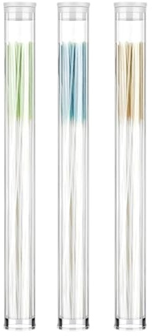 Ohrloch Reiniger, 180 Stück, Ohrloch Geruchsentfernung Reinigung Werkzeug, Piercing Pflege Piercing Reinigung Linie Ohrpiercing Reiniger Stäbchen für Piercing Pflege Frauen Männer, Grün, Blau, Gelb