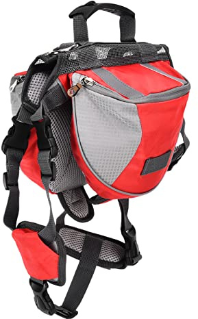 Fdit Verstellbare Satteltasche für Hunde (M)