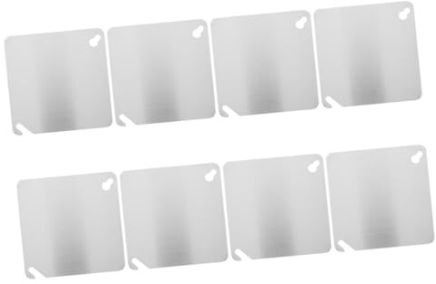 SOPOTUTU 8pcs Metal Electrical Box Cover Plates for Junction Boxes Receptacle Cover Panel Junction Replacement for Outlet Case Flat Blank Plate