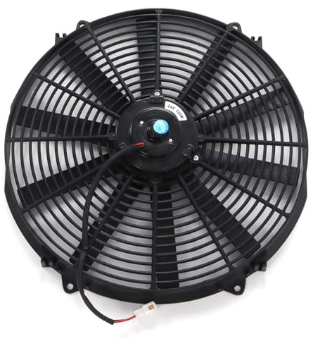 Ventola Radiatore Montaggio 16 Pollici Universale Sottile Ventola Push Pull Ventola Raffreddamento Radiatore Elettrico 24 V 120 W Per Auto Camion CAMPER Elettrico Ventola Sottile Ventola Radiatore