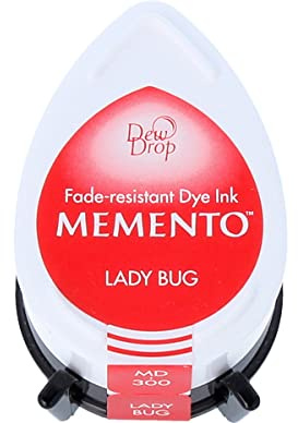 Tsukineko Memento Dew Drop Tinte Pads Tsukineko Dew Drop Pad, Lady Bug