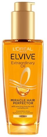 L'Oréal Paris Elvive Extraordinary Oil Miracle Hair Serum, Intense Nourishment, Up to 6x more Shine, up to 230° heat protection, suitable for all hair types, 100ml