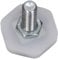 Genuine HOTPOINT WASHING MACHINE Rear Foot