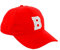 Morefaz Unisex Jungen Mädchen Mütze Baseball Cap ROT Hut Kinder Kappe Alphabet A-Z TM (B)