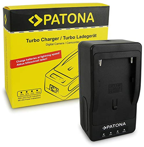 PATONA Turbo Chargeur Compatible avec Sony NP-FM500H NP-F970 NP-F980 NP-F960 NP-F950 NP-F930 NP-F750 NP-F550 NP-FM30 NP-FM50 NP-FM70 NP-FM90 NP-QM51 NP-QM71 NP-QM91D Batterie
