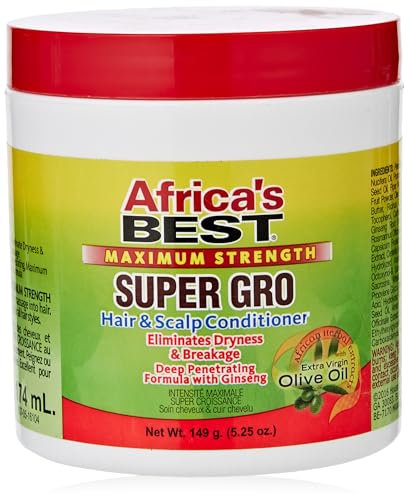 Africa's Best Super Gro Haar und Kopfhaut Conditioner, 149 g