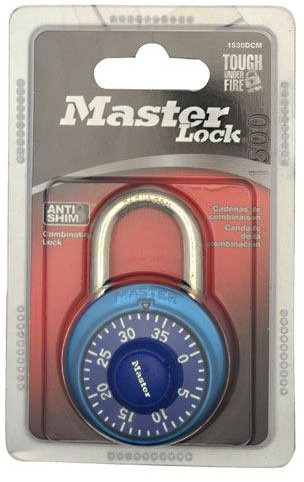 Master Lock Cadenas à Combinaison Fusion – 1 Cadenas (Lot de 2)