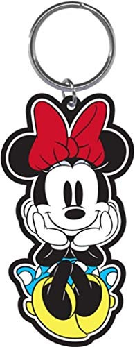 Disney Minnie Mouse Face in Palms Keychain
