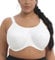 Elomi womens Full Coverage Sport Sports Bra, White, 40D