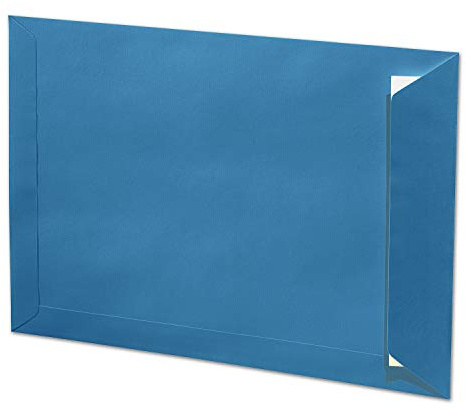 ARTOZ 25x DIN C4 Umschläge mit Haftklebung - ungefüttert 324 x 229 mm Petrol (Blau) Briefumschläge ohne Fenster - Serie 1001