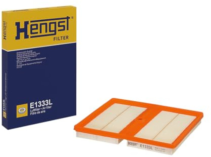 HENGST - Luftfilter E1333L - Luft-Filtereinsatz für KFZ | Hochwertiger Motorluftfilter für Otto- oder Dieselmotor - Schutz für Motoren - Wasserbeständig