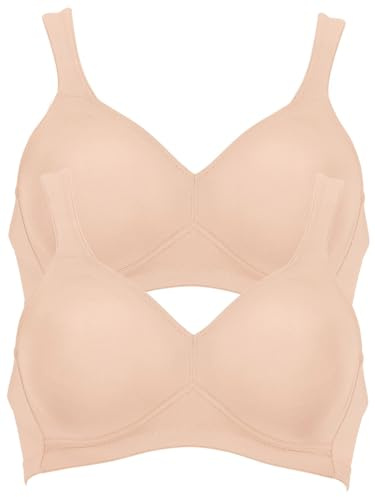 Anita 2er Sparpack BH ohne Bügel Twin 5493 Gr. 110A in 1xdesert 1xdesert