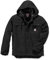 Carhartt Veste de Travail en Toile Lourde Délavée avec Doublure Sherpa Coupe Décontractée Homme, Noir, M