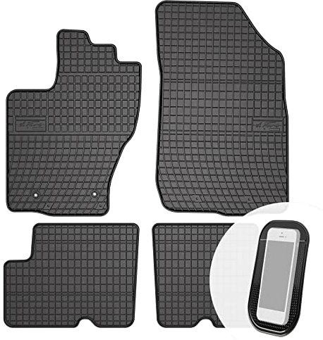 moto-MOLTICO Gummimatten Auto, 4-teiliges Set, Allwetter Gummi Fußmatten, Antirutsch & Wasserfest Autoteppiche - passend für Dacia Duster 1 Facelift 2013-2018