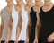 Falechay Débardeur Homme Lot de 5 Maillot de Corps 100% Coton Musculation Sport Maillot de Corps Noir Blanc Gris 4XL