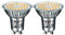 EACLL GU10 LED Warmweiss 10W Ersetzt 140W Halogen Leuchtmittel, 2er-Pack. 1050 Lumen 3000K Birnen, AC 230V Flimmerfrei Strahler, Abstrahlwinkel 120 Grad Spot, Nicht Dimmbar Reflektorlampen
