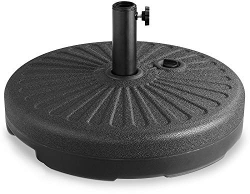 CASARIA® Base para Sombrilla Soporte Parasol Mástil 38-48mm Jardín Balcón Terraza Playa Rellenable
