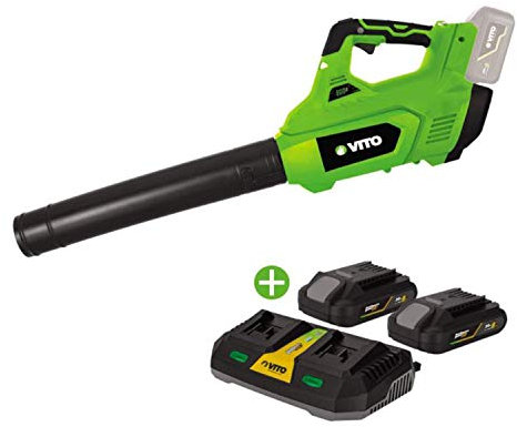 VITO - Souffeur 20V Lithium ION Ego LI 40V + 2 Batteries 4AH + Chargeur Double