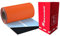 300mm x 5,0m ALU Wandanschlussband/Kaminanschlussband 3D Struktur EUROVENT (RAL8004 (Zigelrot))