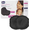 Chicco Coppette Assorbilatte Con Antibatterico, Igieniche E Super Assorbenti, Dischetti Usa E Getta Per Allattamento, Invisibili Sotto I Vestiti Scuri, Con Striscia Adesiva, 60 Coppette, Esterno Nero