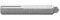 MS Beschläge 8mm Wechselstift Vierkantstift mit Keilbolzen Befestigung Spreizstift Wechselgarnitur-Stift Profilstift Spaltstift Vierkant (Türstärke 36-42mm)