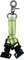 Spacmirrors Kostoo Sangle de gants de pluie robuste avec double boucle à pince crocodile pour pompiers - Outils de sécurité durables - Vert - 20,7 cm x 3,5 cm