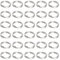 100 Stück Schlüsselringe 10mm Spaltringe Metall Sprungring Set Biegeringe Offene Doppelschlaufen Doppelring Biegeringe Split Ringe für Schlüsselbund Schmuck Bastelarbeiten