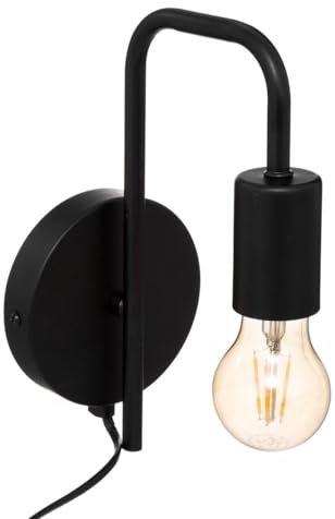 Atmosphera - Applique murale Keli - métal et cuivre - noir - D12 cm