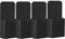 MoKo Magnetisch Markerhalterung, 4 Stück Stift/Bleistift/Magnete/Marker Ablage Whiteboard Stifthalter Schulbedarf für Schulleben Zuhause, Kühlschrank, Schließfach, Magnetische Oberflächen - Schwarz