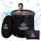 Bañera grande de hielo al aire libre con tapa, bañera portátil para adultos, bañera de terapia de agua fría para recuperación, bañera de inmersión fría, barril de hielo, bañera de hielo para atletas