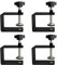 4 Pezzi Morsetto a C, C-Clamp Acciaio Inossidabile, Campo di Serraggio 50 mm, Morsetto Universale, per Armadi, la Lavorazione del Legno, DIY
