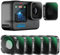 REYGEAK ND Filter Set Kompatibel mit GoPro Hero 12 11 10 9 Black, 6er Pack (CPL/ND8/ND16/ND32/ND64/ND1000) Hero 9 Hero 10 Hero 11 Action Kamera Zubehör Neutraldichte Polarisator Objektiv Filter Set