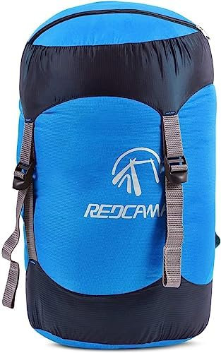 REDCAMP Nylon Kompressionssack für Schlafsack, 17L Ultraleichter Wasserabweisend Packsack Aufbewahrungstasche für Camping Outdoor Wandern Rucksackreisen