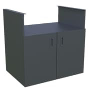 MS VISCOM Modulare Outdoor Küche - Grillelement, Anthrazit