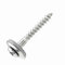 Spenglerschraube 4,5 x 35 mm - Edelstahl A2, 200 Stück - EPDM-Dichtscheibe mit Durchmesser 15mm und Torx 20 Antrieb