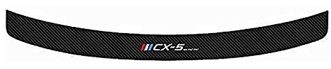 THOMIX Car Boot Sill Protector for Mazda CX-5, Rear Bumper Stickers Carbon Fiber Door Sill Scuff Plate Paint Protection Styling Decorative Accessories