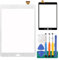Per Samsung Galaxy Tab A 9.7 '' 2015 Schermo di Ricambio SM-T550 SM-T555 T550 T550 T555 Touch Screen Digitizer Kit di Montaggio Vetro Bianco (Non Schermo LCD)