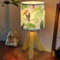 MUCHER Bedside Table Lamp Nightstand Bedroom Lamp with Fabric Shade Tripod for Bedroom Living Room Office (LED Bulbs Included)