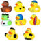 FAINCA 8 Stück Badeenten, Kreative Sportserie Quietscheente, Gummiente Badespielzeug Niedliche, Quietschente, Rubber Duck, für Baby-Duschen, Strände, Schwimmbäder, Badewannen