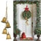 4 campanelle vintage a forma di mucca, decorazione per Natale, campane rustiche in metallo da appendere, ornamento per albero di Natale, ringhiera per scale, porte, giardino