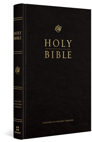 ESV Church Bible, Large Print, Red Letter (Hardcover, Black)