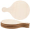 Cabilock 10pezzi Tagliere Rotondo Legno Non Trattato Con Manico Tavole Di Legno Per Diy E Decorazioni Per Servire Pane Formaggio E Frutta