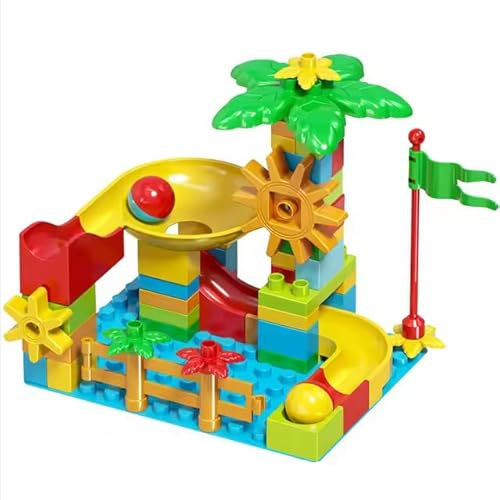 ​Bausteine Kugelbahn | 58-teilig