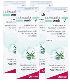 SCHNUPFEN ENDRINE 0,1% Nasenspray (4x10ml)